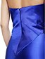 cheap Special Occasion Dresses-Mermaid / Trumpet Celebrity Style Dress Formal Evening Court Train Sleeveless Strapless Stretch Satin with Pleats Ruffles 2024