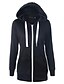 cheap Women&#039;s Hoodies &amp; Sweatshirts-Women&#039;s Hoodie Solid Colored Cotton Black Blue Red Orange Dark Gray Navy Blue Gray S M L XL XXL / Spring / Winter