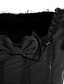voordelige Lolitamode-Prinses Gothic Lolita Ruche Jurk vakantie jurk Jurken Gala jurk Dames Voor meisjes Satiini Katoen Japans Cosplaykostuums Zwart Vintage Kap Lange Lengte