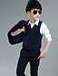 cheap Sets-Boys&#039; Party Formal Solid Clothing Set,Cotton Polyester All Seasons Long Sleeve Blue Beige