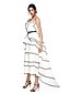 cheap Evening Dresses-A-Line Elegant High Low Prom Formal Evening Dress Sweetheart Neckline Sleeveless Asymmetrical Taffeta with Sash / Ribbon Tier 2021