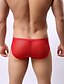 cheap Men&#039;s Briefs Underwear-Men&#039;s Briefs Underwear Mesh Solid Colored Nylon Spandex Mid Waist Super Sexy White Black Red M L XL