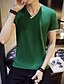 cheap Men&#039;s Tees &amp; Tank Tops-Men&#039;s Sports Casual Active Cotton T-shirt-Solid Colored V Neck