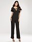 cheap Women&#039;s Jumpsuits &amp; Rompers-Women&#039;s Plus Size Jumpsuit - Solid Colored, Cut Out Deep V