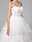 cheap Wedding Dresses-Wedding Dresses Ball Gown Sweetheart Sleeveless Sweep / Brush Train Tulle Bridal Gowns With Appliques 2024