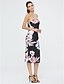 cheap Women&#039;s Dresses-Women&#039;s Bodycon Dress - Floral Backless Strapless / Summer