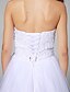 olcso Menyasszonyi ruhák-Esküvői ruhák A-vonalú Szív-alakú Ujjatlan Udvariuszály Szatén Menyasszonyi ruhák Val vel Gyöngydíszítés Rátétek 2023