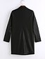 olcso Női bőr- és műbőr-kabátok-Egyszerű Női Extra méret Kožnate jakne - Egyszínű, Fur Trim