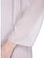 abordables Tailleur-pantalons-Combinaison Robe de Mère de Mariée  Grande Taille Elégant Bateau Neck Longueur Sol Mousseline de soie Sans Manches Oui avec Couleur Pleine 2023