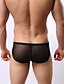 cheap Men&#039;s Briefs Underwear-Men&#039;s Briefs Underwear Mesh Solid Colored Nylon Spandex Mid Waist Super Sexy White Black Red M L XL