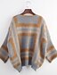 cheap Women&#039;s Sweaters-Women&#039;s Long Sleeves Cardigan - Striped V Neck