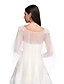 cheap Wraps &amp; Shawls-Capes Lace / Tulle Wedding / Party Evening Women&#039;s Wrap With Lace