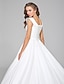 baratos Vestidos de Casamento-Salão Frente Única Formal Vestidos de noiva Linha A Decote V Alças Cauda Corte Cetim Vestidos de noiva Com Botão 2023