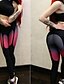 abordables Pantalones de mujer-Mujer Sexy Deportivo Legging A Cuadros Estampado Alta cintura Negro S M L