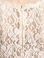 preiswerte Kleider für die Brautmutter-Eng anliegend Brautmutterkleid Muster Elegant Schmuck Boden-Länge Spitze 3/4 Ärmel mit Schärpe / Band Schleife(n) 2021