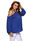 economico Bluse e camicie da donna-Blusa Per donna Schiena scoperta, Tinta unita All&#039;americana