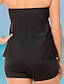 cheap Women&#039;s Swimwear-Women&#039;s Swimwear Tankini Plus Size Swimsuit Black Halter Neck Bathing Suits