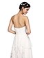 cheap Bridesmaid Dresses-A-Line Sweetheart Neckline Floor Length Chiffon Bridesmaid Dress with Criss Cross / Ruched / Tassel / Open Back