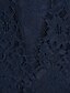 abordables Robes de demoiselle d&#039;honneur-Fourreau / Colonne Les bretelles Longueur Sol Dentelle Robe de Demoiselle d&#039;Honneur  avec Noeud(s) / Ceinture / Ruban par LAN TING BRIDE® / Dos Nu