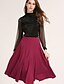 cheap Women&#039;s Skirts-Casual A Line Skirts - Solid Colored, Patchwork