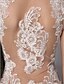 cheap Wedding Dresses-Wedding Dresses Mermaid / Trumpet Straps Sleeveless Chapel Train Stretch Satin Bridal Gowns With Appliques 2023