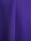 お買い得  マダムドレス-Ａライン カウルネック 膝丈 シフォン クリスタルブローチ / フリル ととも​​に マダムドS 〜によって LAN TING BRIDE® / ビューティフルバック