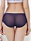 cheap Panties-Women&#039;s Nylon Ultra Sexy Panties Solid Colored Beige Purple Fuchsia