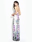 billige Maxi-kjoler-kvinders krystal lang kjole