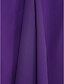 זול שמלות לאם הכלה-גזרת A שמלה לאם הכלה  שני חלקים צווארון מרובע באורך הקרסול שיפון שרמוז ללא שרוולים עם קפלים חרוזים 2020