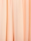 preiswerte Brautjungfernkleider-Eng anliegend Schmuck Boden-Länge Chiffon Brautjungfernkleid mit Schärpe / Band / Plissee / Gerafft / See Through