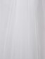 preiswerte Hochzeitskleider-A-Linie Bateau Hals Pinsel Schleppe Perlen-Spitze Maßgeschneiderte Brautkleider mit Perlenstickerei / Schärpe / Band durch LAN TING BRIDE®