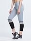 cheap Leggings-Women&#039;s Solid Color Legging Patchwork Gray