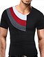 preiswerte T-Shirts &amp; Tank Tops für Herren-Herrn Einfarbig Sport Baumwolle T-shirt, Rundhalsausschnitt Druck Weiß / Kurzarm