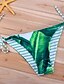 billiga Bikinis-Dam Färgblock Blom Sport Bikini Baddräkt Tryck Blommig Halterneck Badkläder Baddräkter Grön