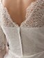 olcso Menyasszonyi ruhák-Szalon Esküvői ruhák Harang fazon Ékszer Hosszú ujj Udvariuszály Csipke Menyasszonyi ruhák Val vel Rátétek 2023