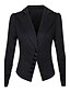 cheap Women&#039;s Blazer&amp;Suits-Women&#039;s Work Simple Casual Spring Fall Blazer,Solid Round Neck Long Sleeve Regular