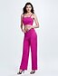 cheap Women&#039;s Two Piece Sets-Women&#039;s Daily / Club Casual / Street chic Wide Leg Slim Backless Spring / Fall Set PantSolid Strap Sleeveless