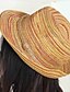 cheap Women&#039;s Hats-Women&#039;s Vintage Casual Straw Hat - Patchwork