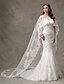 cheap Bridal Wraps-Capes Lace / Tulle Wedding / Party / Evening Women&#039;s Wrap With Lace
