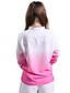 ieftine Bluze mărime mare-Pentru femei Bluză Peteci În V Albastru piscină Roz Îmbujorat Zilnic Îmbrăcăminte / Manșon Lung