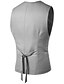 cheap Vests-Party Evening Engagement Cotton Blend Slim Fit Suit Vest with Splicing Pocket