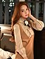cheap Women&#039;s Blouses &amp; Shirts-DABUWAWA® Outdoor Without Filling Material for Fall Winter Shirts &amp; Tops Clothing Apparel &amp; Accessories / Vintage / Ruffle / Ruched / Stand / Puff Sleeve