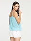 cheap Tank Tops &amp; Camis-Women&#039;s Lace Strap V Neck T-shirt ,  Sleeveless Regular
