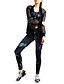 זול חדש ב-MIDUO בגדי ריקוד נשים אימונית קזו&#039;אל שרוול ארוך יחידה 1 רשת קרם הגנה נושם ריצה כושר גופני בגדי ספורט חותלות ביגוד להגנה מפני השמש צמרות שחור לבוש אקטיבי קשיח