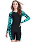 cheap Rash Guards-SBART Women&#039;s Rash Guard Dive Skin Suit UV Sun Protection UPF50+ Breathable Long Sleeve Lycra Swimsuit Boyleg Swimming Diving Surfing Snorkeling Classic Fashion Fall Spring Summer / Stretchy