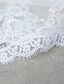 cheap Wedding Veils-One-tier Lace Applique Edge Wedding Veil Cathedral Veils 53 Lace / Tulle / Classic