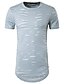 cheap Men&#039;s Tees &amp; Tank Tops-Men&#039;s Sports Active Cotton T-shirt - Solid Colored Cut Out / Mesh Round Neck White L / Sleeveless / Summer / Long