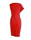 abordables Vestidos de Mujeres-Mujer Moderno Corte Bodycon Vestido - Estilo moderno Color puro, Color sólido
