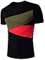 preiswerte T-Shirts &amp; Tank Tops für Herren-Herrn T-shirt Einfarbig Kurzarm Oberteile Baumwolle Aktiv Rundhalsausschnitt Schwarz Gelb / Sport / Sommer