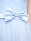 Недорогие Платья для подружек невесты-Футляр V-образный вырез В пол Тюль Платье для подружек невесты с Кристаллы
